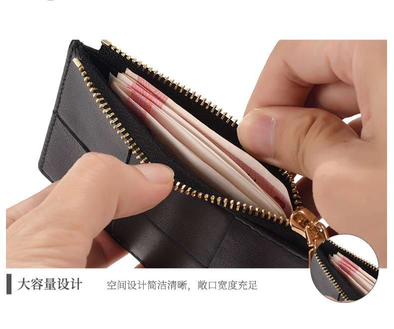 フラグメント ケース 上質な薄型カードコインケース